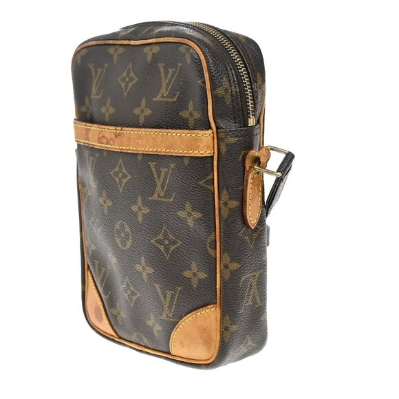 LOUIS VUITTON Danube Shoulder Bag Monogram Leather Brown France - Picture 5 of 15